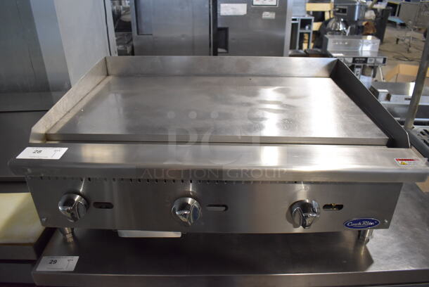 LIKE NEW! Cook Rite ATMG-36 Stainless Steel Commercial Countertop Natural Gas Powered Flat Top Griddle. 36x29x16 - Image 1 of 5