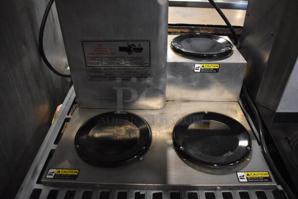 Grindmaster BL-3PW Stainless Steel Commercial 3 Burner Coffee Machine. 120 Volts, 1 Phase. 16x17x16 - Image 3 of 4
