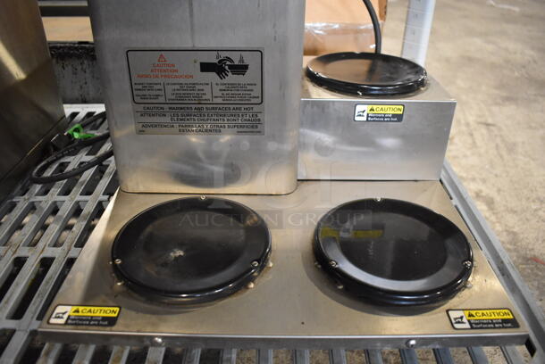 Grindmaster BL-3PW Stainless Steel Commercial 3 Burner Coffee Machine. 120 Volts, 1 Phase. 16x17x16 - Image 4 of 5