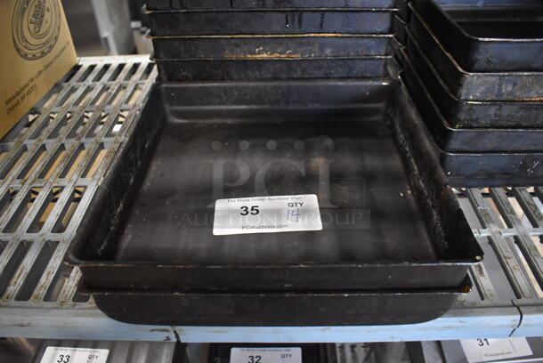 14 Metal Square Baking Pans. 12x12x2. 14 Times Your Bid! - Image 2 of 3