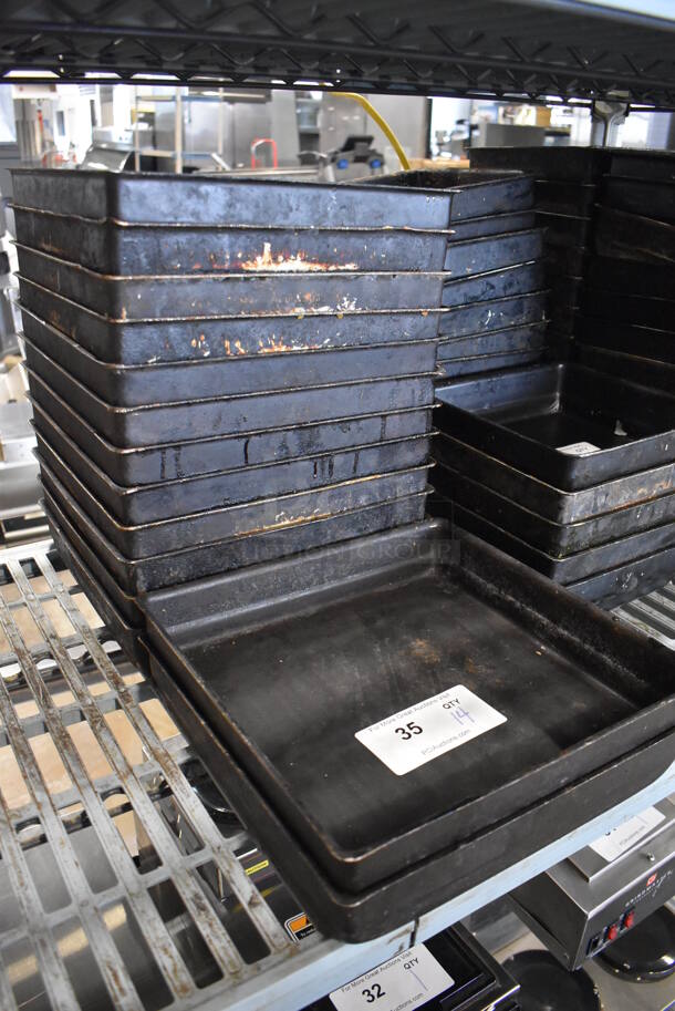 14 Metal Square Baking Pans. 12x12x2. 14 Times Your Bid! - Image 3 of 3