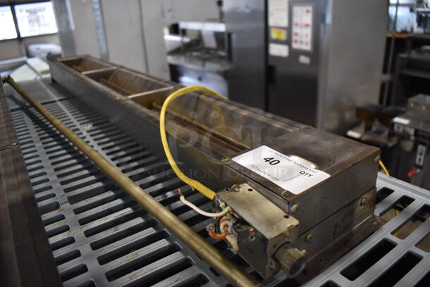 American Permanent Ware FD-48 Stainless Steel Commercial Heat Strip. 120 Volts, 1 Phase. 48x16x3 - Image 1 of 4