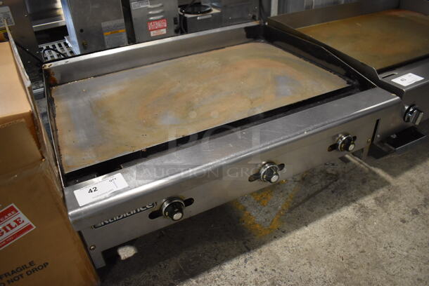 Radiance Stainless Steel Commercial Countertop Natural Gas Powered Flat Top Griddle. 36x29x16 - Image 3 of 6