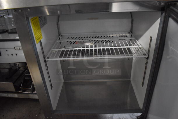 Arctic Air AUC27R Stainless Steel Commercial Single Door Undercounter Cooler on Commercial Casters. 115 Volts, 1 Phase. 28x30x36. Tested and Powers On But Does Not Get Cold - Image 4 of 5