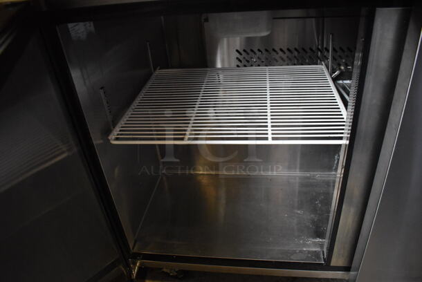 Atosa MSF8306GR Stainless Steel Commercial Sandwich Salad Prep Table Bain Marie Mega Top on Commercial Casters. 115 Volts, 1 Phase. 48x37x48. Tested and Working! - Image 6 of 7