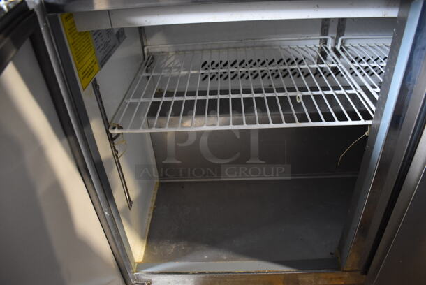 Arctic Air AMT48R Stainless Steel Commercial Sandwich Salad Prep Table Bain Marie Mega Top on Commercial Casters. 115 Volts, 1 Phase. 48x35x43. Tested and Powers On But Does Not Get Cold - Image 5 of 7