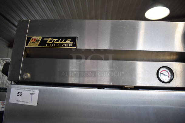 True T-23F Stainless Steel Commercial Single Door Reach In Freezer w/ Poly Coated Racks on Commercial Casters. 115 Volts, 1 Phase. 27x30x83. Tested and Powers On But Does Not Get Cold - Image 4 of 7