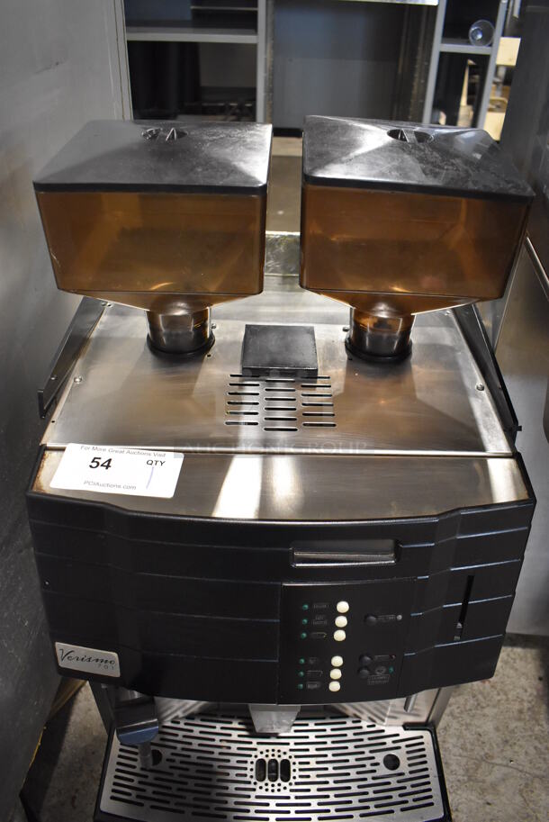 Schaerer Verismo 701 Metal Commercial Countertop Automatic Espresso Machine w/ 2 Hoppers. Missing 1 Lid. 208-240 Volts, 1 Phase. 17x19x32 - Image 4 of 8