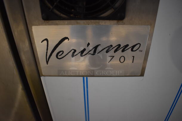 Schaerer Verismo 701 Metal Commercial Countertop Automatic Espresso Machine w/ 2 Hoppers. Missing 1 Lid. 208-240 Volts, 1 Phase. 17x19x32 - Image 7 of 8