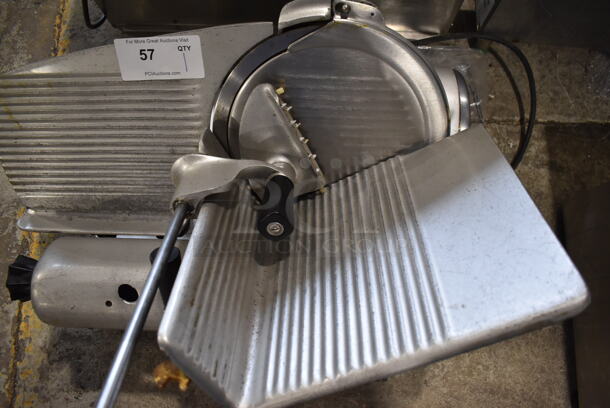 Stainless Steel Commercial Countertop Automatic Meat Slicer. 115 Volts, 1 Phase. 27x20x22. Tested and Working! - Image 4 of 7
