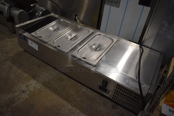 Arctic Air ACP40 Stainless Steel Commercial Countertop Refrigerated Rail. 115 Volts, 1 Phase. 40x17x12. Tested and Working! - Image 2 of 5