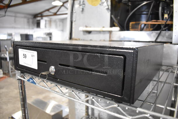 Black Metal Cash Drawer. 16x16.5x4 - Image 3 of 4