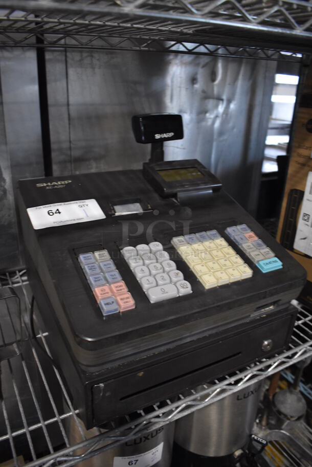 Sharp XE-A207 Countertop Electronic Cash Register. 13x16x13 - Image 2 of 4