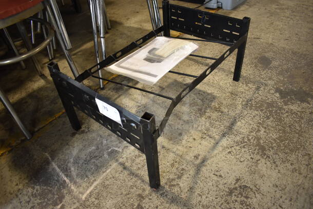 Black Metal Soda Rack Piece. 27x18x12 - Image 2 of 3