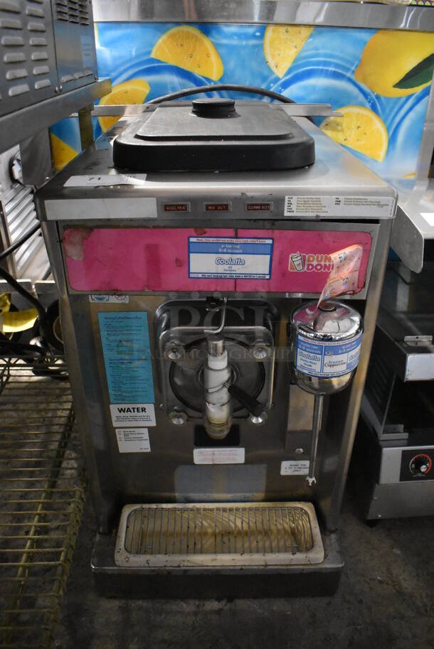 Taylor 340D-27 Stainless Steel Commercial Countertop Single Flavor Frozen Beverage Machine w/ Drink Mixer. 208-230 Volts, 1 Phase. 18x32x32 - Image 1 of 7