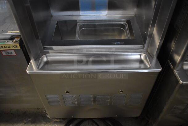 Taylor 342D-27 Stainless Steel Commercial Floor Style Air Cooled 2 Flavor Frozen Beverage Machine w/ Drink Mixer Attachment on Commercial Casters. 208-230 Volts, 1 Phase. 26x34x60 - Image 5 of 10