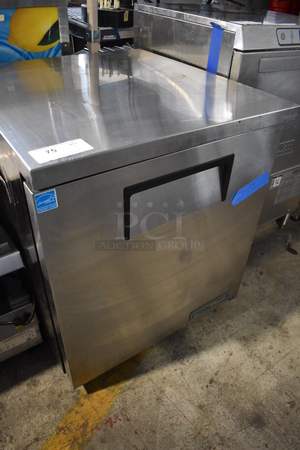 2021 True TUC-27-LP-HC Stainless Steel Commercial Single Door Undercounter Cooler on Commercial Casters. 115 Volts, 1 Phase. 28x30x32. Tested and Working! - Image 2 of 5