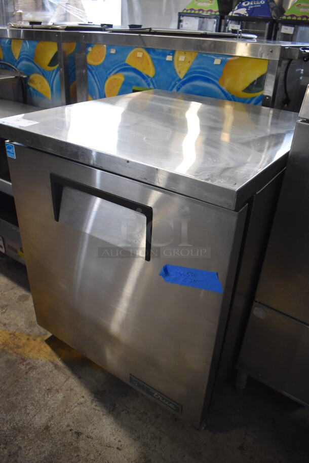 2021 True TUC-27-LP-HC Stainless Steel Commercial Single Door Undercounter Cooler on Commercial Casters. 115 Volts, 1 Phase. 28x30x32. Tested and Working! - Image 3 of 5