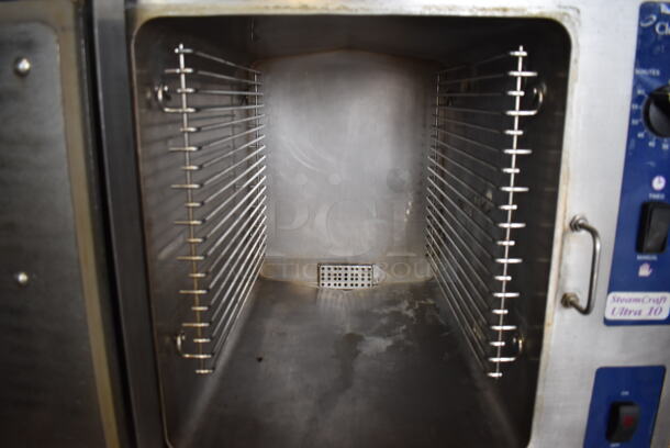Cleveland SteamCraft Ultra 10 Stainless Steel Commercial Natural Gas Powered 2 Compartment Steam Cabinet. 24x38x70 - Image 4 of 7