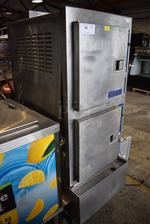 Cleveland SteamCraft Ultra 10 Stainless Steel Commercial Natural Gas Powered 2 Compartment Steam Cabinet. 24x38x70 - Image 7 of 7
