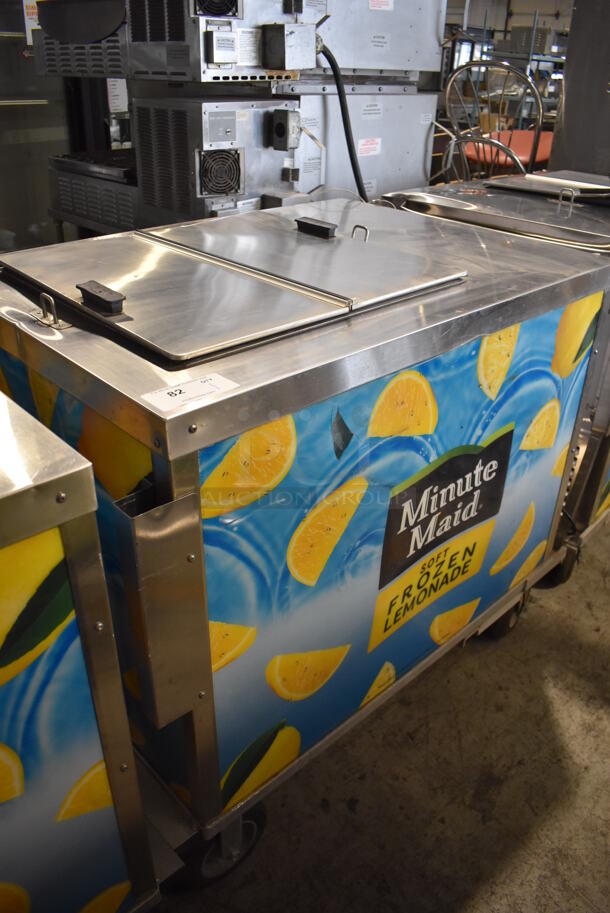 C Nelson BDC-8 Stainless Steel Commercial Ice Cream Frozen Dessert Portable Freezer Cart on Commercial Casters. 115 Volts, 1 Phase. 44x32x42. Tested and Working! - Image 6 of 6