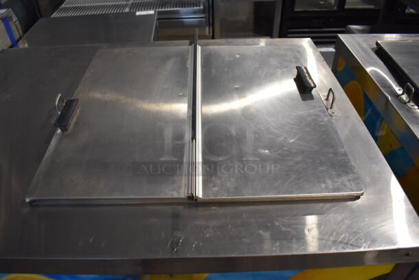 C Nelson BDC-8 Stainless Steel Commercial Ice Cream Frozen Dessert Portable Freezer Cart on Commercial Casters. 115 Volts, 1 Phase. 44x32x42. Tested and Working! - Image 2 of 5