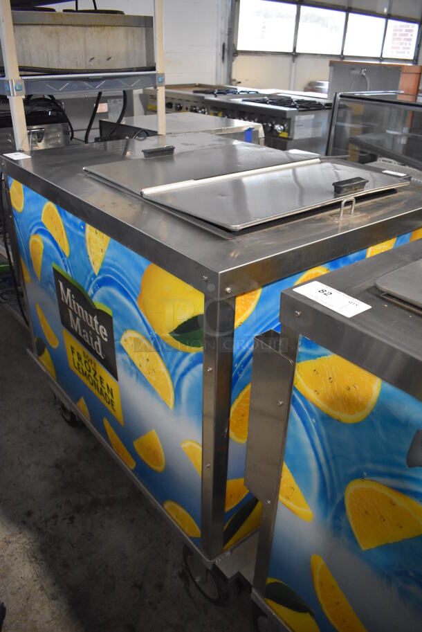 C Nelson BDC-8 Stainless Steel Commercial Ice Cream Frozen Dessert Portable Freezer Cart on Commercial Casters. 115 Volts, 1 Phase. 44x32x42. Tested and Working! - Image 4 of 5