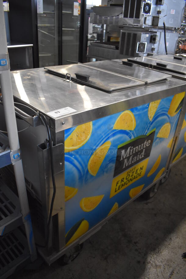 C Nelson BDC-8 Stainless Steel Commercial Ice Cream Frozen Dessert Portable Freezer Cart on Commercial Casters. 115 Volts, 1 Phase. 44x32x42. Tested and Working! - Image 5 of 5