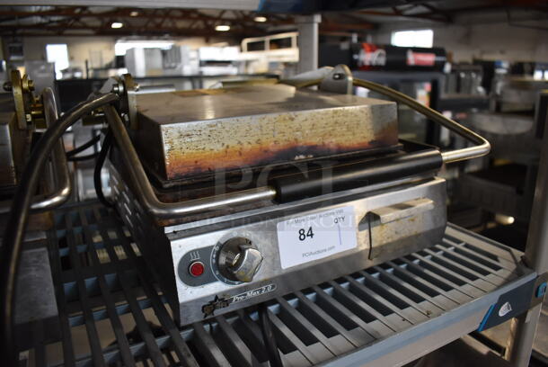 Star PST14 Stainless Steel Commercial Countertop Electric Powered Panini Press. 120 Volts, 1 Phase. 15x22x11. Tested and Working! - Image 2 of 6