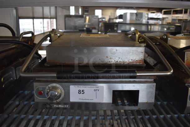 Star PST14 Stainless Steel Commercial Countertop Electric Powered Panini Press. 120 Volts, 1 Phase. 15x22x11. Tested and Working! - Image 1 of 5