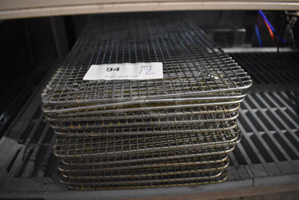 12 Metal Cooling Racks. 10x18x0.5. 12 Times Your Bid!