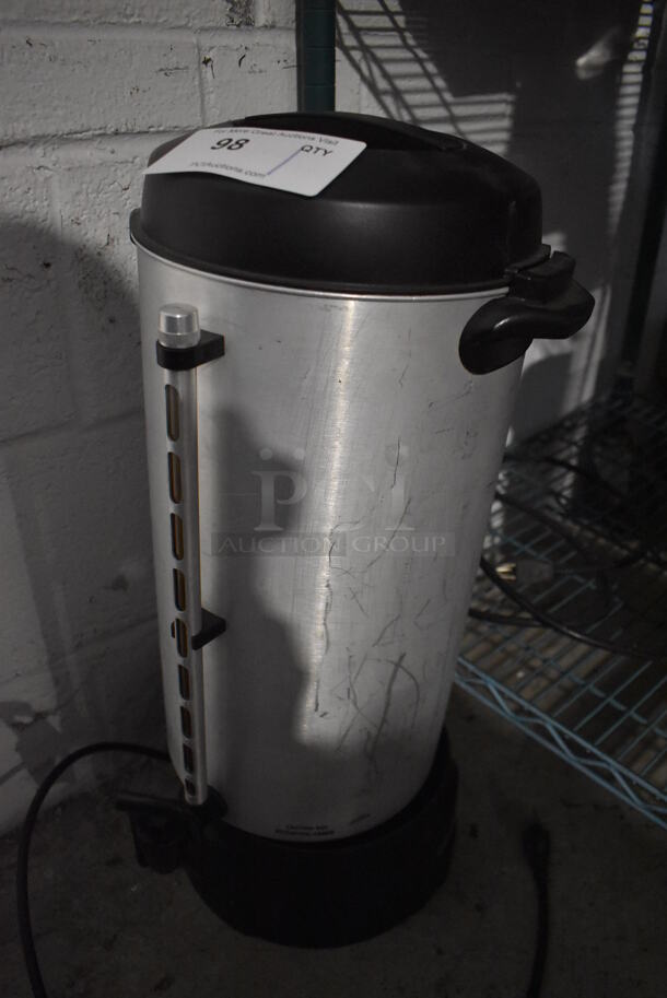 Metal Countertop Percolating Urn. 12x12x24 - Image 2 of 3