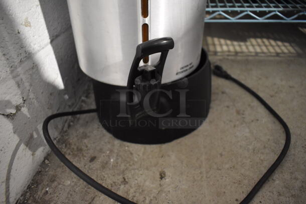 Metal Countertop Percolating Urn. 12x12x24 - Image 3 of 3