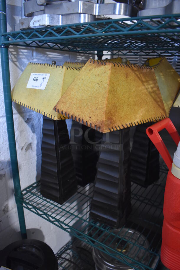 8 Countertop Lamps. 12x7x21. 8 Times Your Bid! - Image 3 of 3