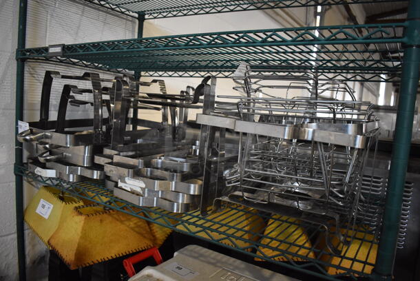 ALL ONE MONEY! Tier Lot of Various Metal Items Including Chafing Dish Frames