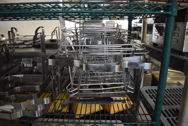 ALL ONE MONEY! Tier Lot of Various Metal Items Including Chafing Dish Frames - Image 2 of 3