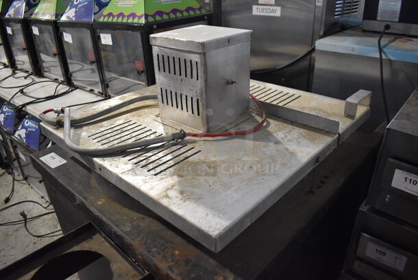 Metal Commercial Natural Gas Powered Floor Style Unit on Commercial Casters. Unit Appears To Be Used for Making Large Caramel Popcorn Batches But We Are Not Able To Verify That Information. 35x50x49 - Image 2 of 5