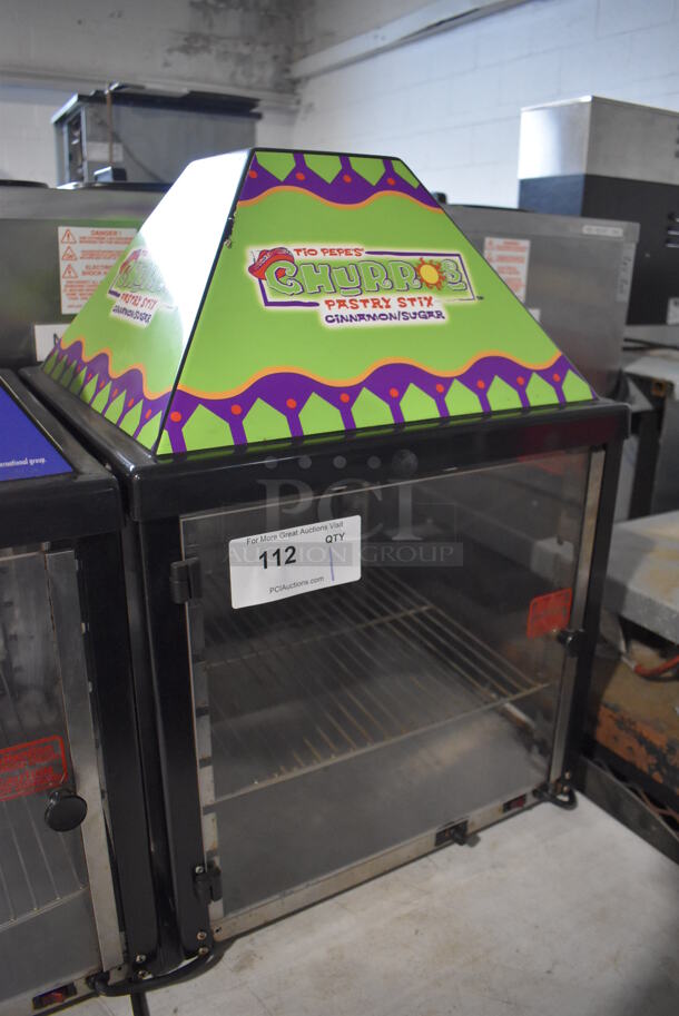 J&J Snack Foods JJ690-16 Metal Commercial Countertop Warming Display Case Merchandiser. 120 Volts, 1 Phase. 17.5x17.5x25. Tested and Working! - Image 2 of 4