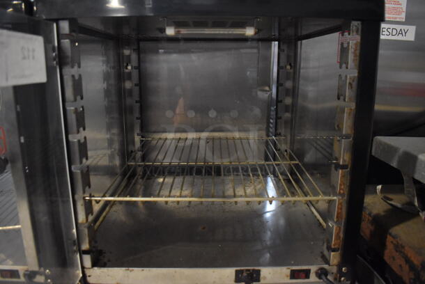 J&J Snack Foods JJ690-16 Metal Commercial Countertop Warming Display Case Merchandiser. 120 Volts, 1 Phase. 17.5x17.5x25. Tested and Working! - Image 4 of 4