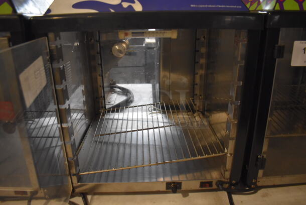 J&J Snack Foods JJ690-16 Metal Commercial Countertop Warming Display Case Merchandiser. 120 Volts, 1 Phase. 17.5x17.5x25. Tested and Working! - Image 4 of 4