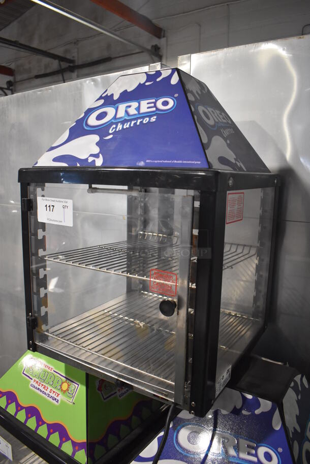 J&J Snack Foods JJ690-16 Metal Commercial Countertop Warming Display Case Merchandiser. 120 Volts, 1 Phase. 17.5x17.5x25. Tested and Working! - Image 2 of 6
