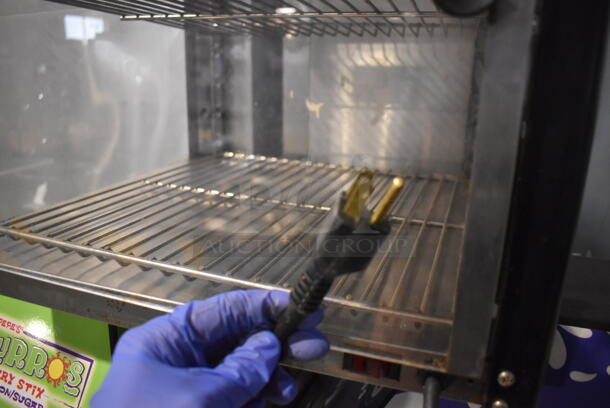 J&J Snack Foods JJ690-16 Metal Commercial Countertop Warming Display Case Merchandiser. 120 Volts, 1 Phase. 17.5x17.5x25. Tested and Working! - Image 6 of 6