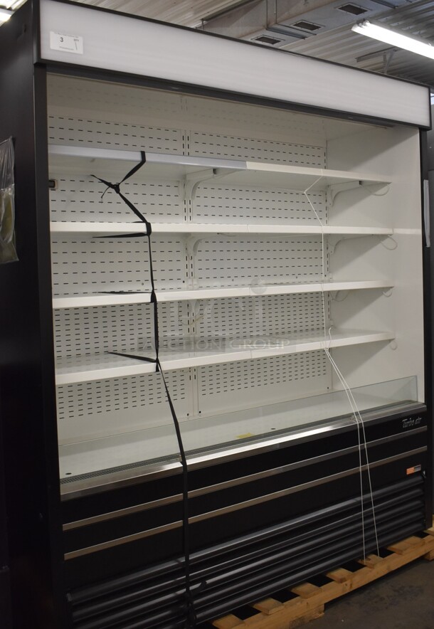 LIKE NEW! Turbo Air TOM-72E Metal Commercial Open Grab N Go Merchandiser w/ Metal Shelves. 220 Volts, 1 Phase. Unit Has Only Been Used a Few Times!