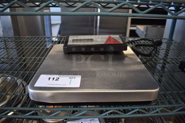 Taylor TE150/TE400 Metal Countertop Scale. Tested and Working!