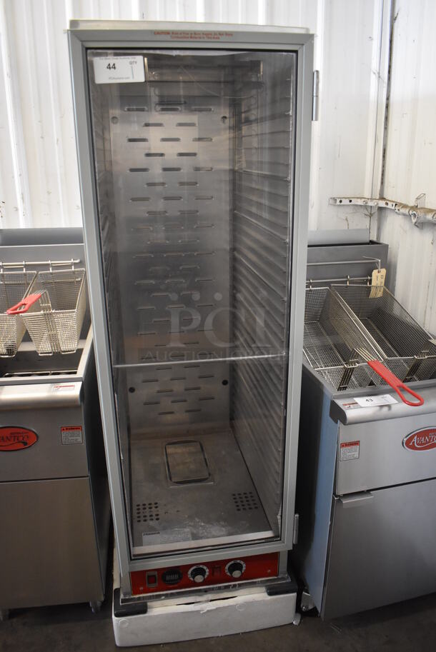 LIKE NEW! Avantco Full Size Insulated Heated Holding Proofing Cabinet w/ View Through Door on Commercial Casters. 120 Volts, 1 Phase. Unit Has Only Been Used a Few Times! Tested and Working!