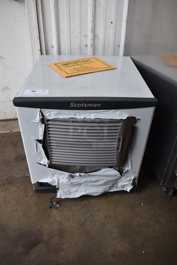 BRAND NEW SCRATCH AND DENT! Scotsman Prodigy Series C0322MA-1E Stainless Steel Commercial Medium Cube Ice Head. 115 Volts, 1 Phase. Tested and Working!
