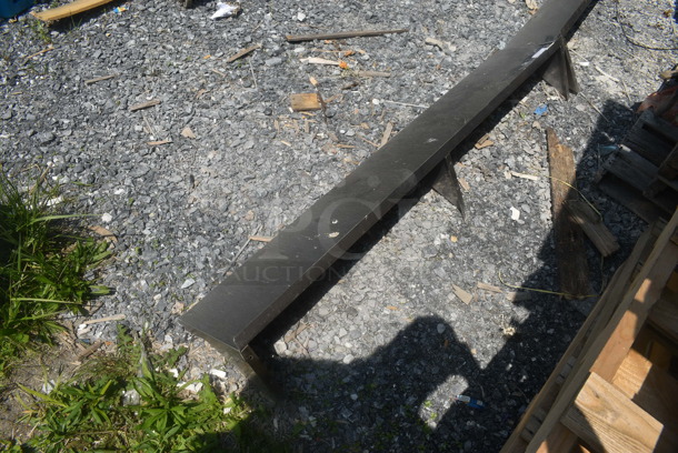 Stainless Steel Wall Mount Shelf with Brackets - Image 4 of 4