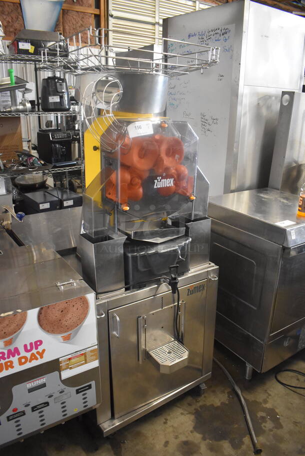 2016 Zumex Electric Speed Pro Tank Podium D&C Automatic Juicer On Commercial Casters. 115V  Tested and Working! - Image 2 of 10