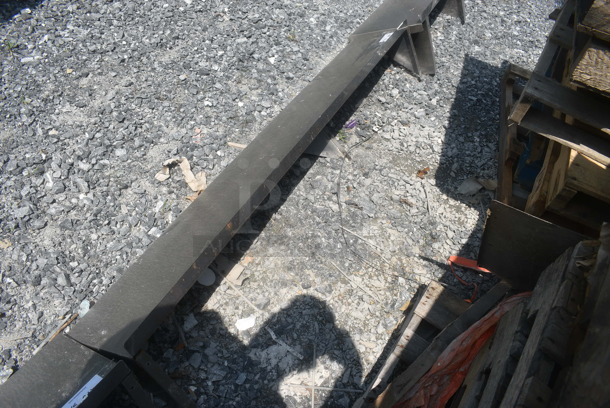 Stainless Steel Wall Mount Shelf with Brackets - Image 4 of 4