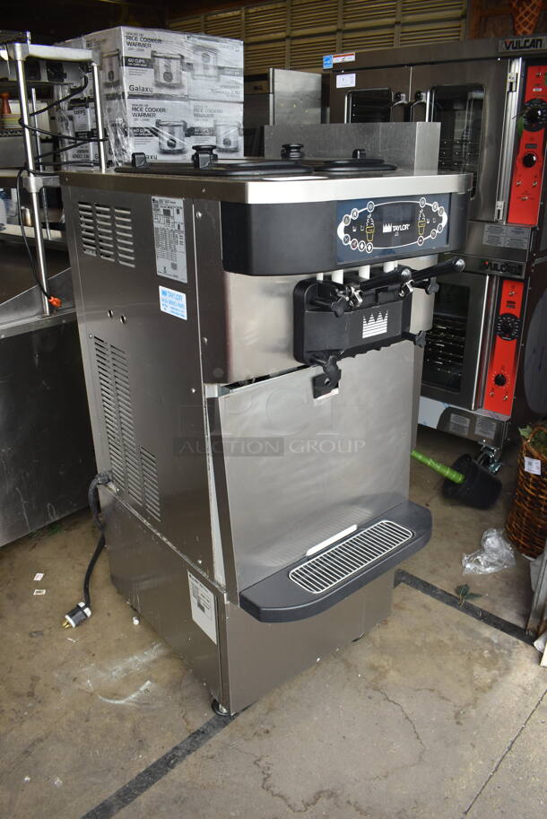 2012 Taylor C722N-27 Commercial Stainless Steel Electric Powered Air Cooling Soft Serve Ice Cream Machine With Bin Of Parts And Manual. 208-230V/1 Phase.  - Image 2 of 8